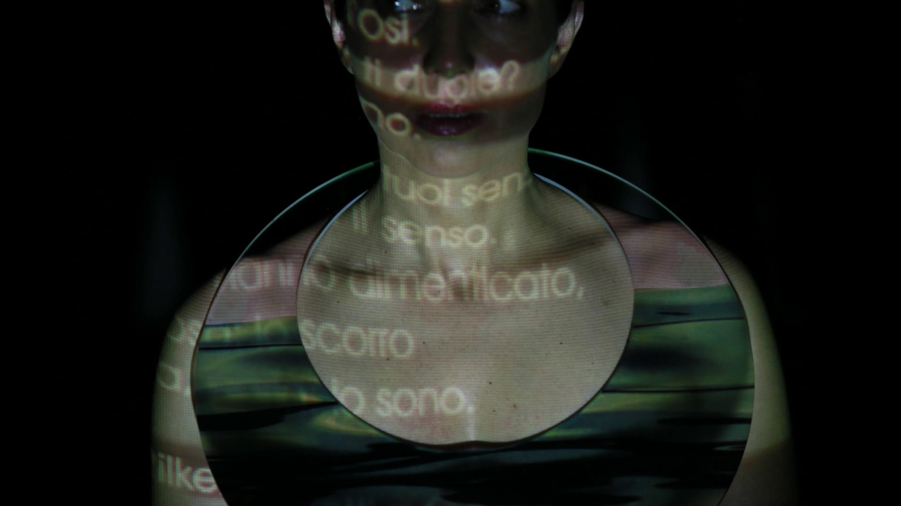 Simona Materi; Absorption; Video-performance; Body-mapping