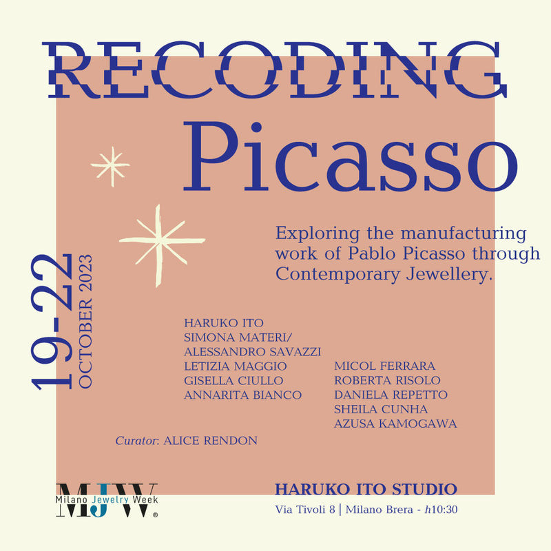 RECODING PICASSO - Exploring the manufacturing work of Pablo Picasso through Contemporary Jewellery