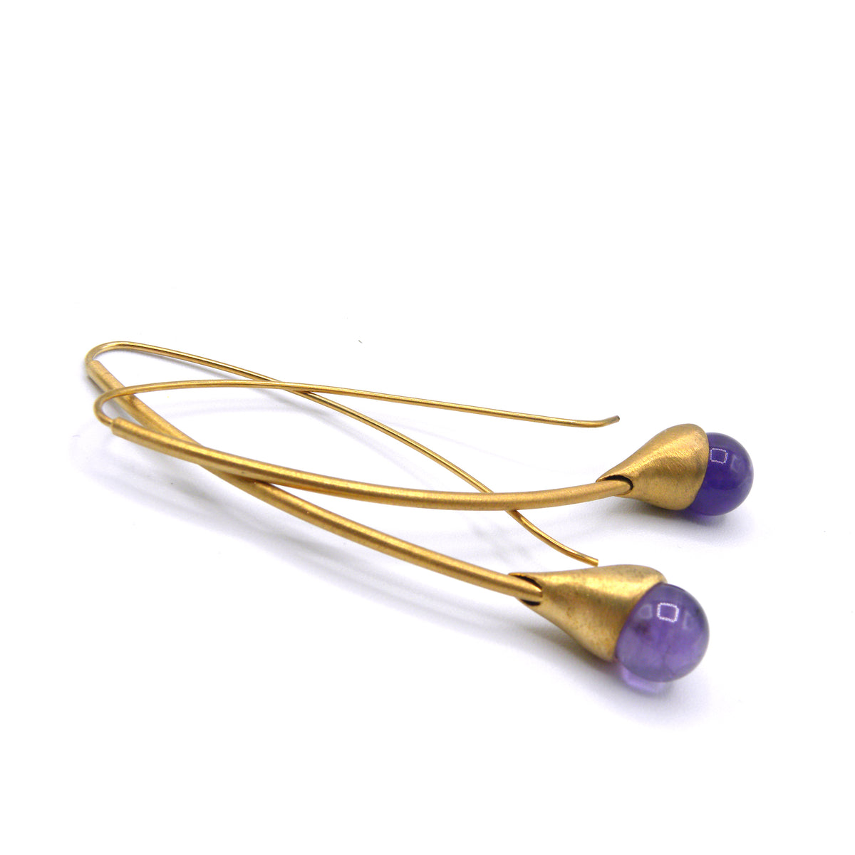 Purple Cones Earrings
