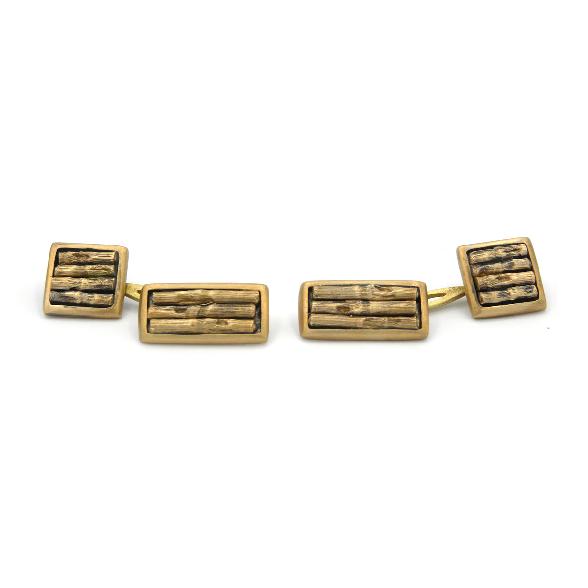 Cufflinks with sprigs