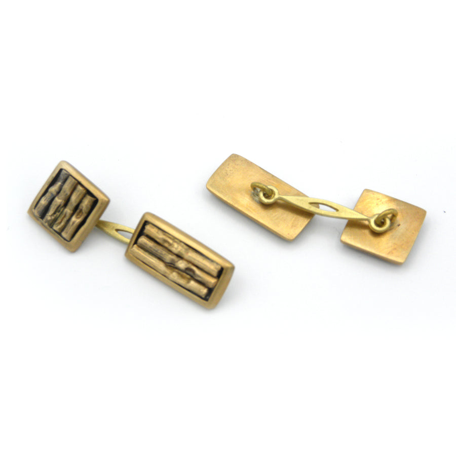 Cufflinks with sprigs