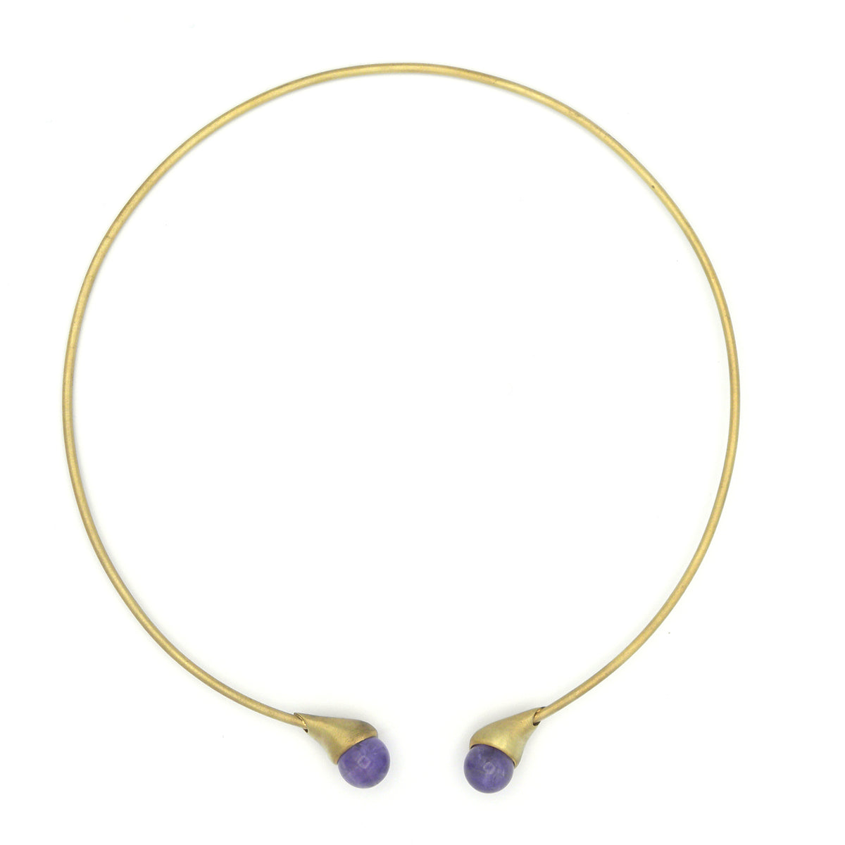 Violet Cones necklace