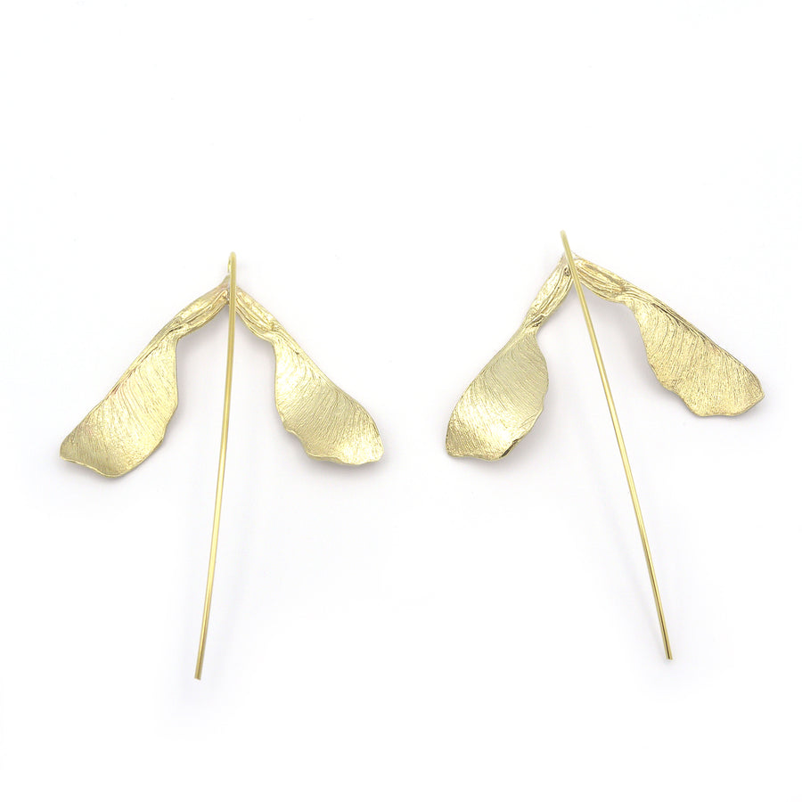 Samare maple earrings