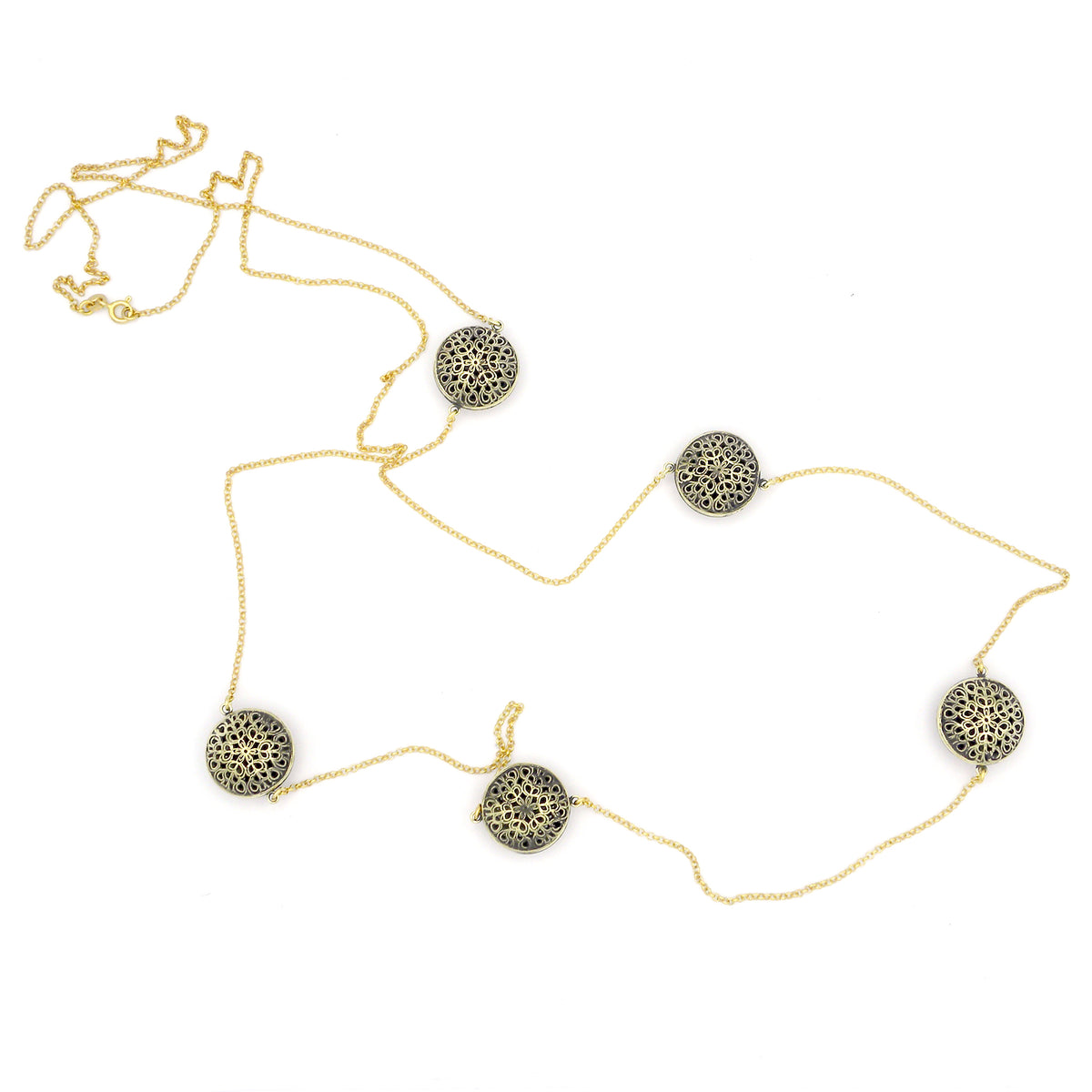 Collana cinque elementi doppi