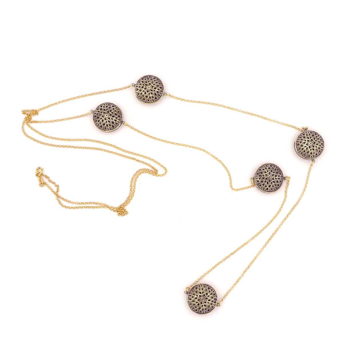 Collana cinque elementi doppi