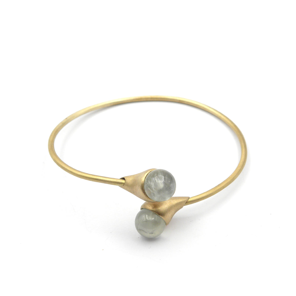 Green Prehnite Cones Bracelet