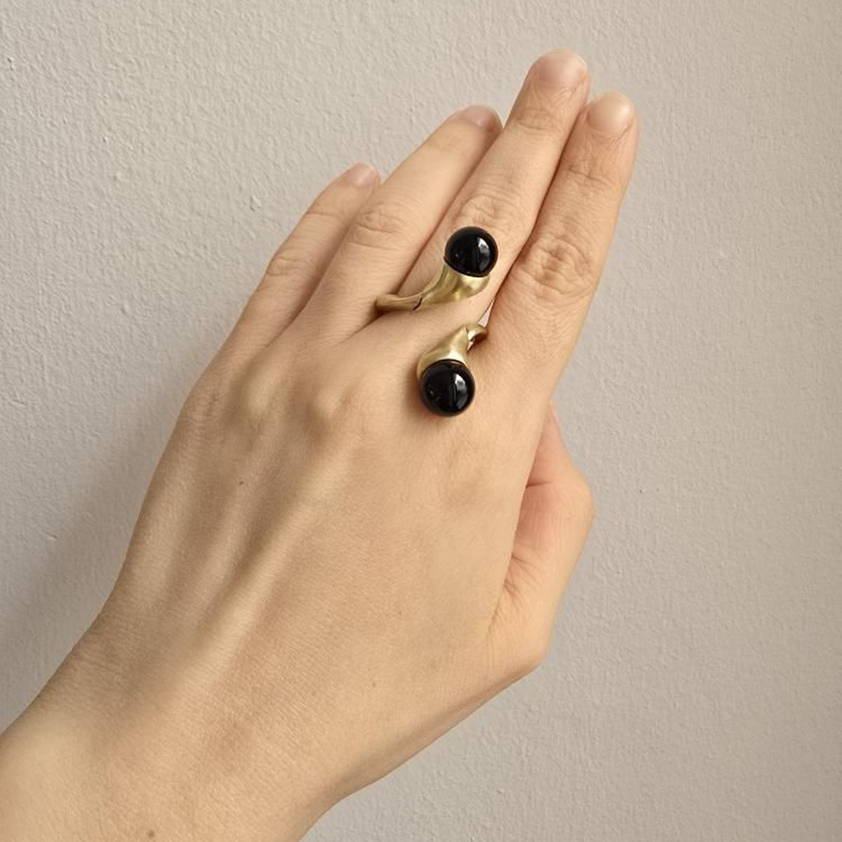 Black Cones Ring