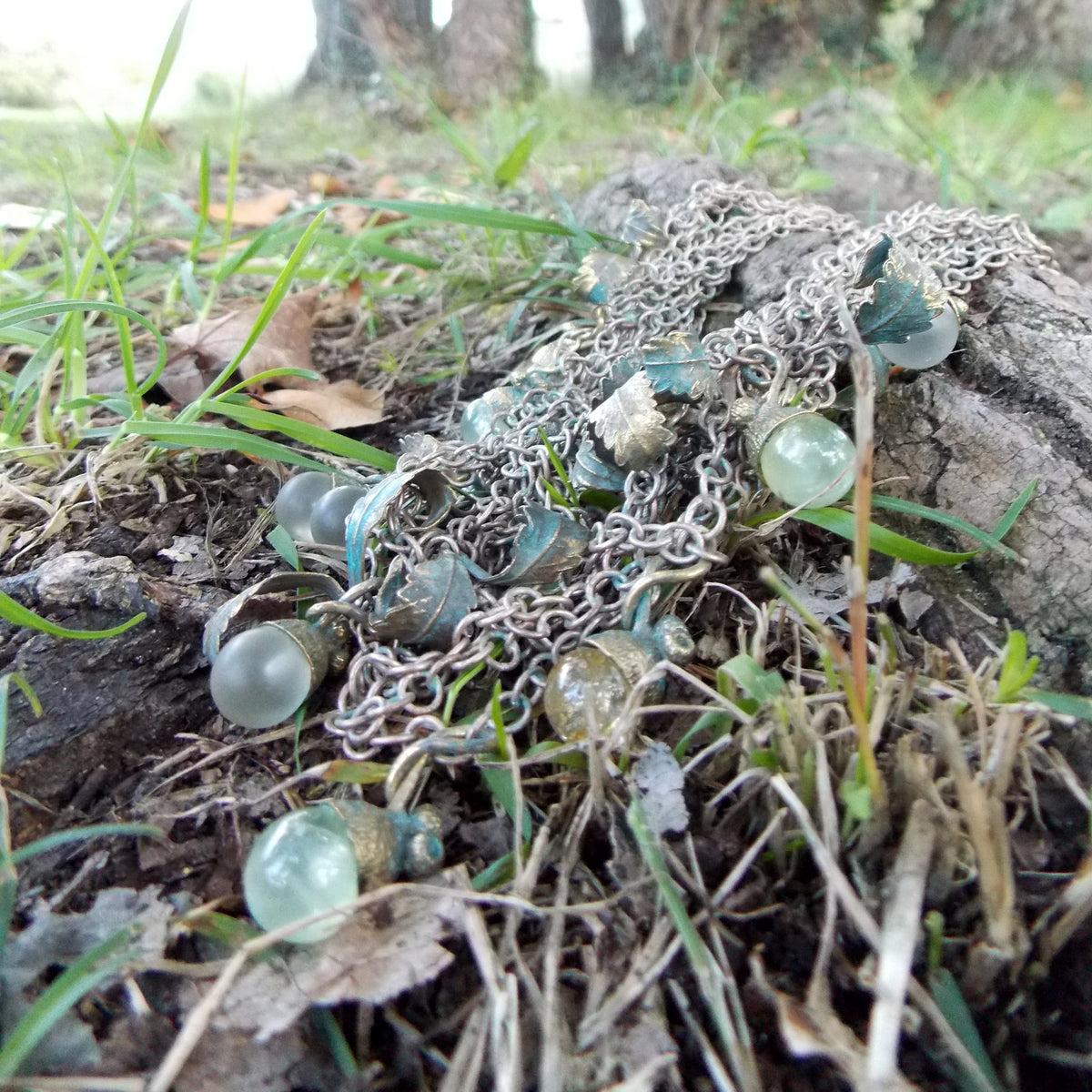 Acorns - necklace