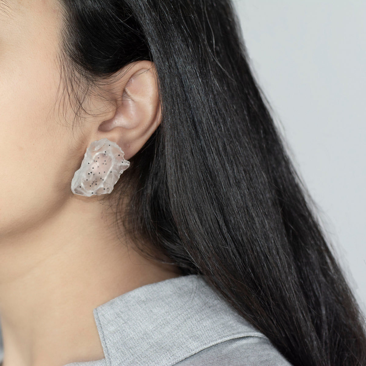Meristema Lab - Secant asymmetrical earrings