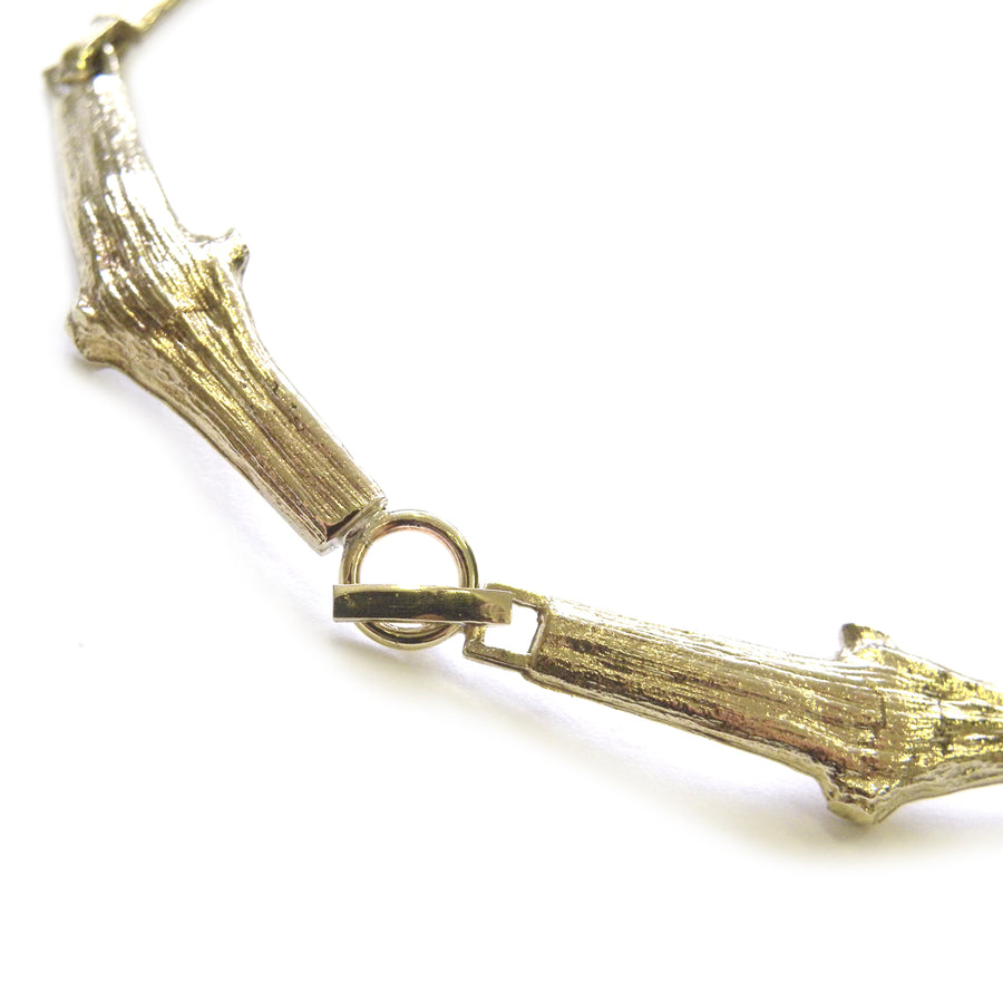 Flat branches necklace