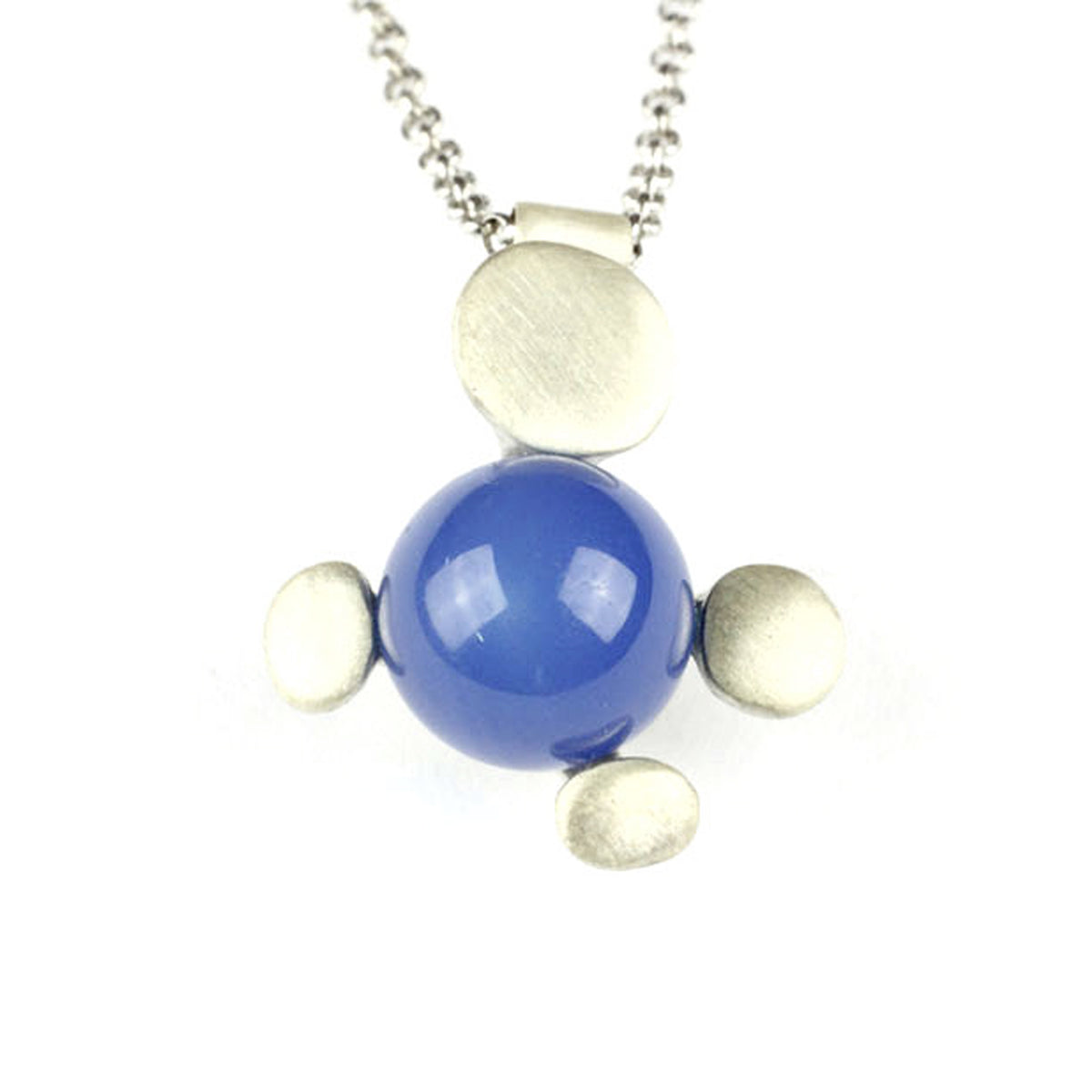 Snorky agate blue pendant