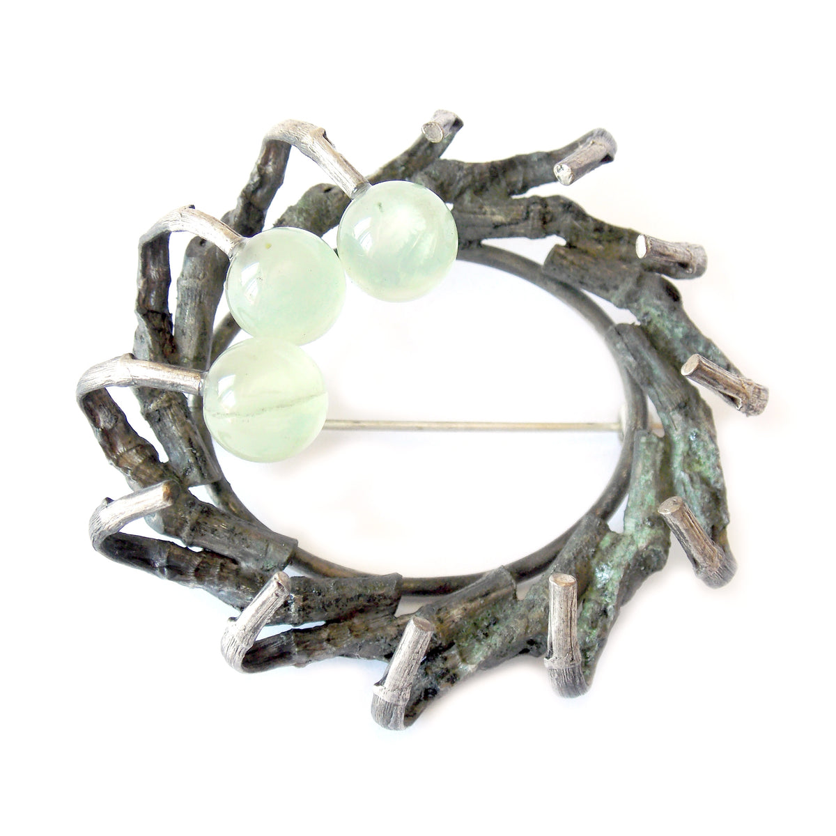 Circle branches - brooch