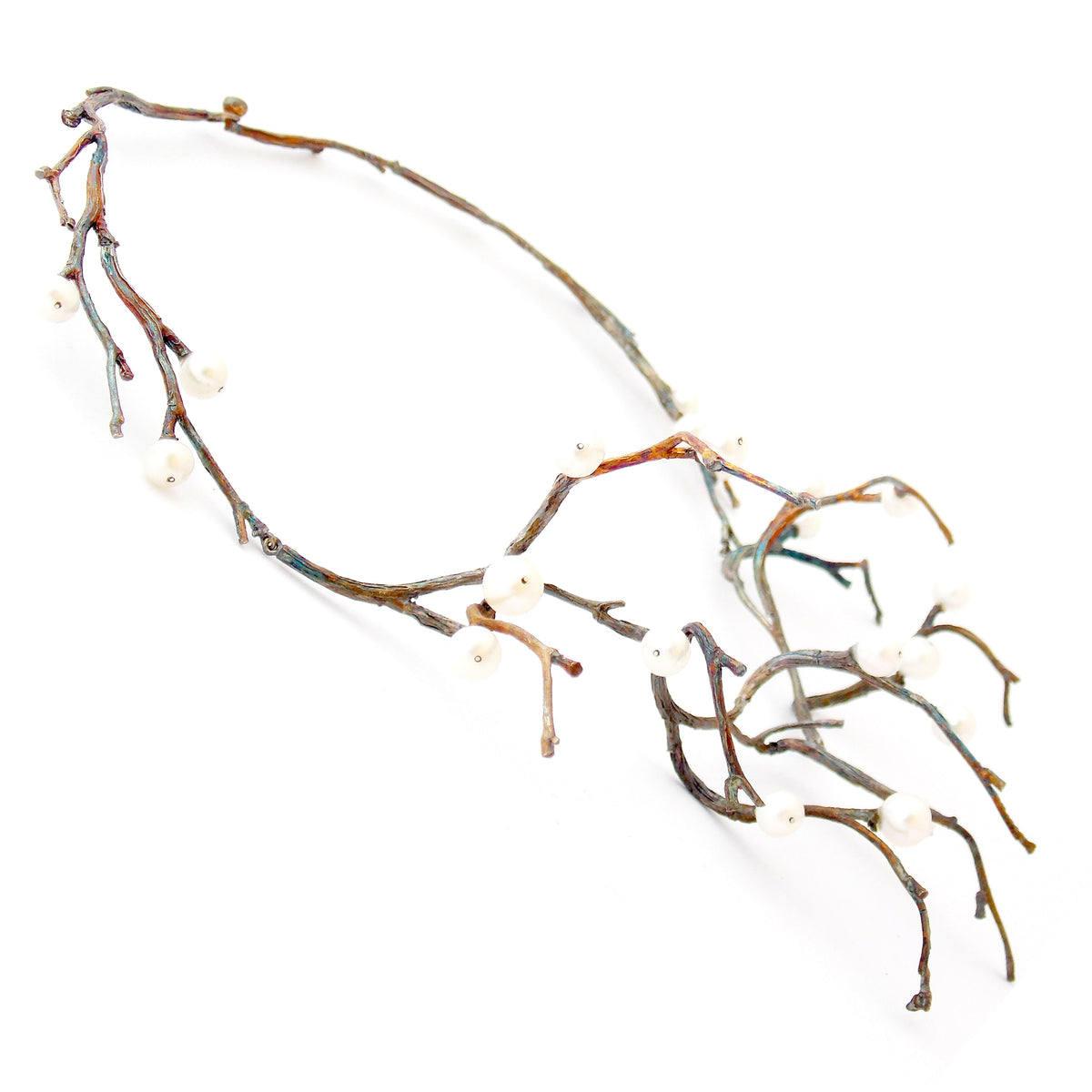 Suspended branches - necklace